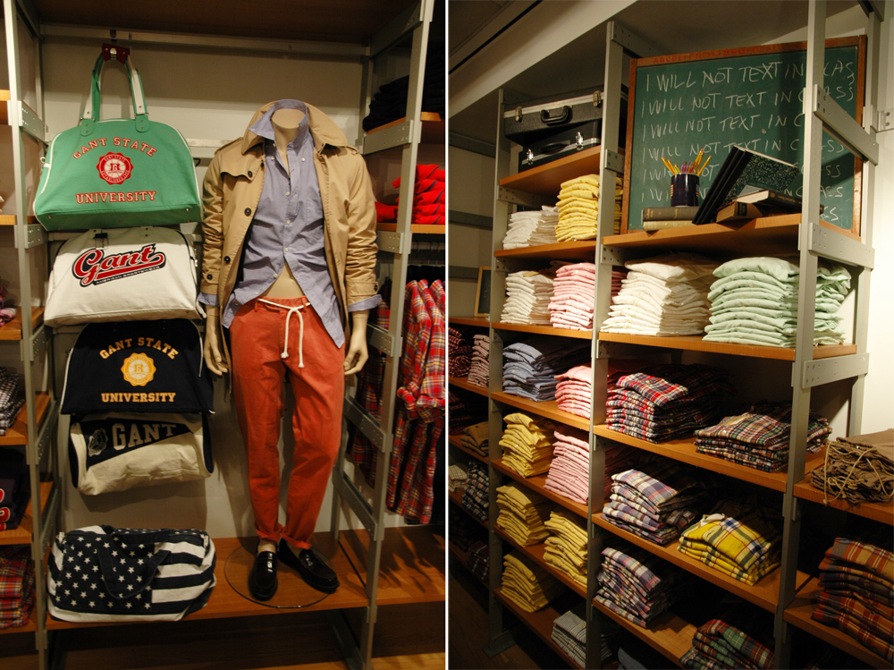 A store tour of Gant on Fifth Avenue, New York City Emily Jane Johnston