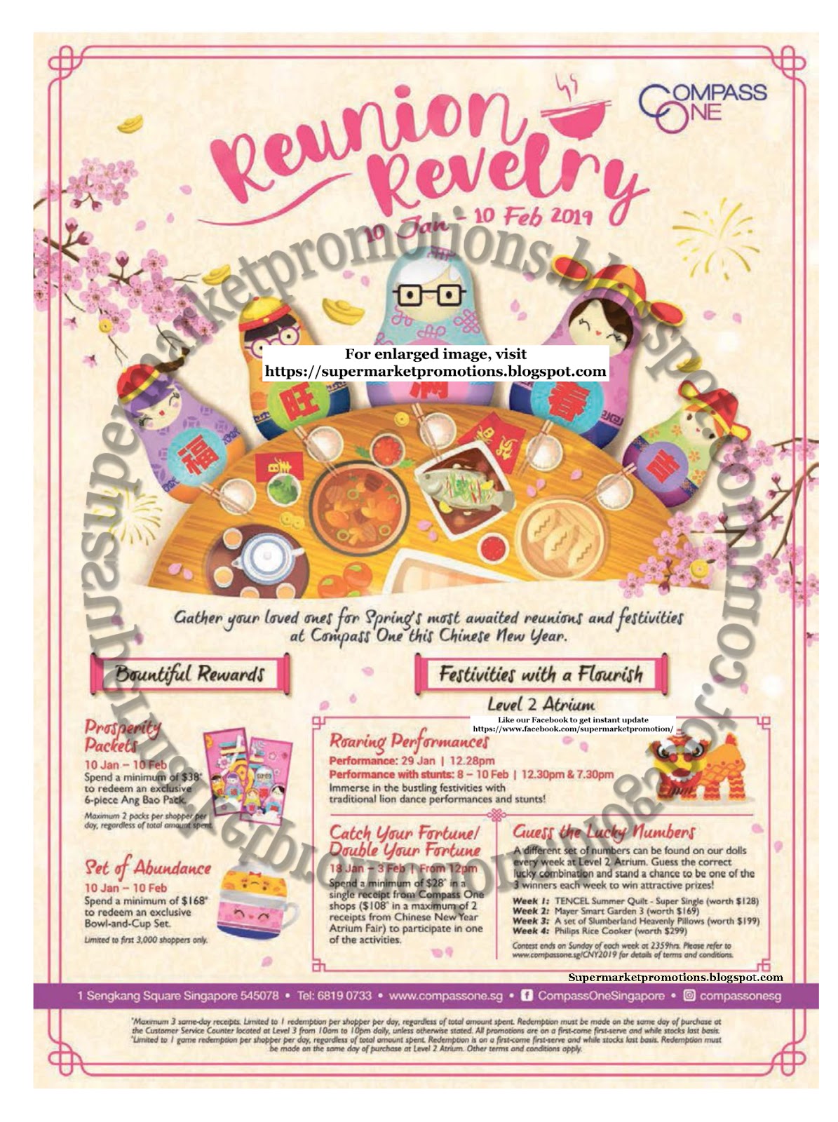 Compass One CNY Events & Promotion 10 January 10 February 2019