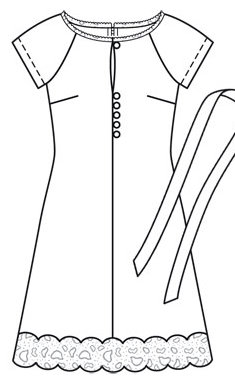 Tutorial de costura y molde de vestido 127 Burda Style Baul Costureras