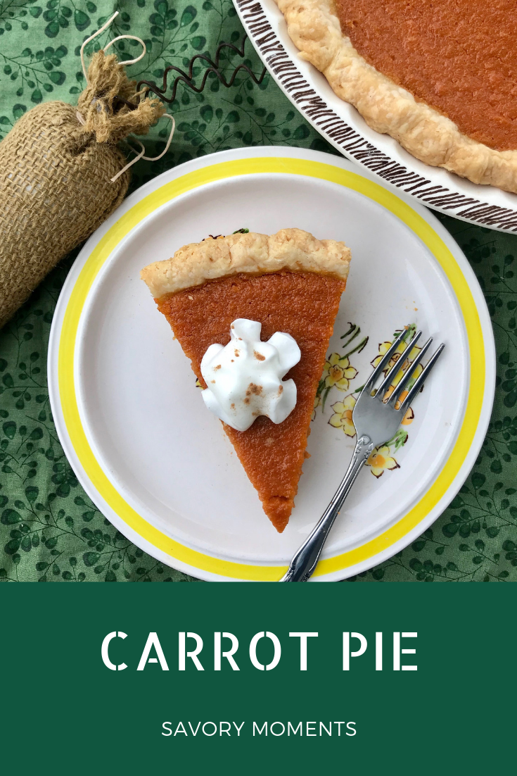 Savory Moments Carrot pie