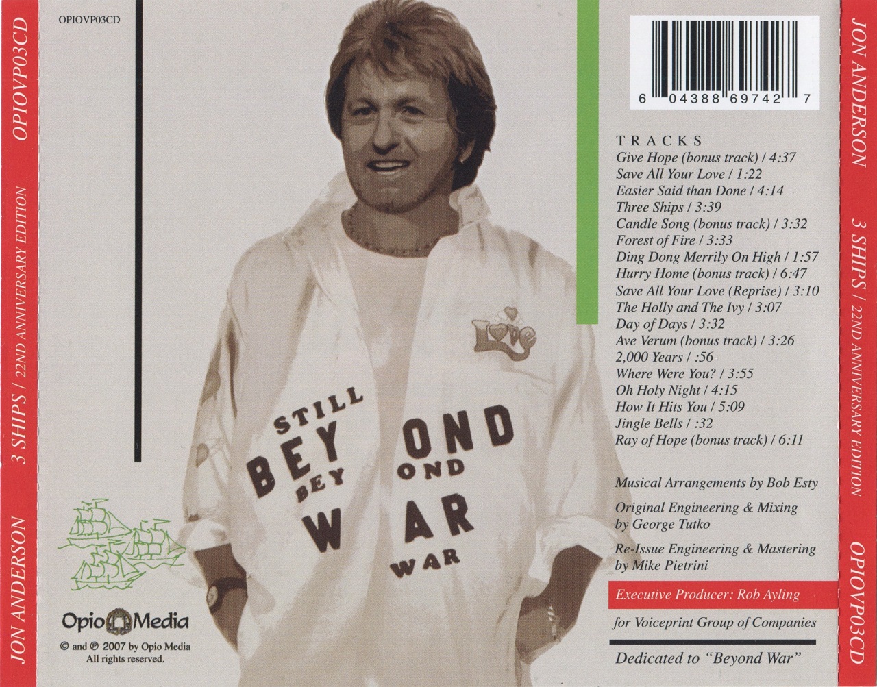 On The Road Again Jon Anderson 3 Ships