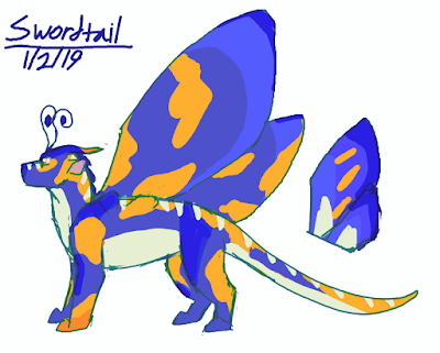 Swordtail from Wings of Fire