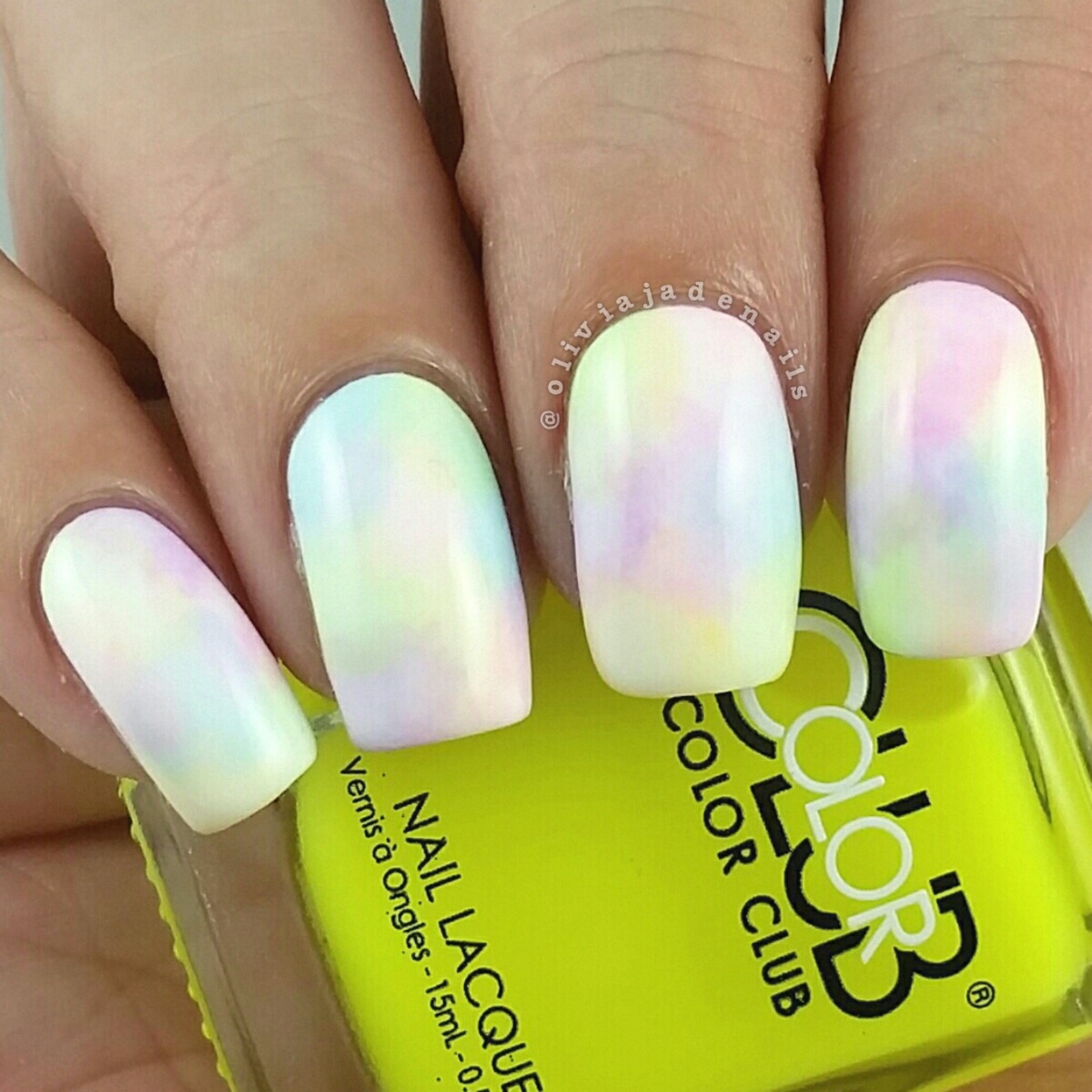 Color Club Pop Wash Collection - Nail Art by Olivia Jade Nails