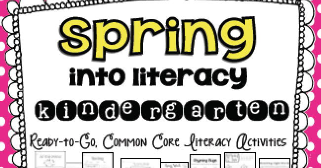 Sarah's First Grade Snippets: Spring Activities for Kindergarten (ready