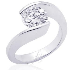 Tension Diamond Ring