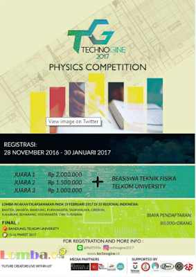 Lomba Event Olimpiade Fisika 2017 by Telkom University Lomba Event Olimpiade Fisika 2017 by Telkom University