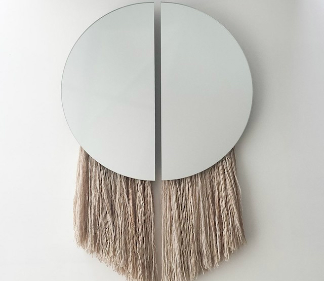 Espejos con flecos DIY