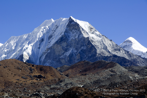 Island Peak as viewed from Dusum
