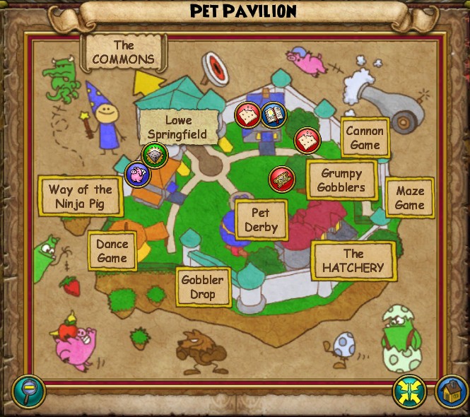 Stars of the Spiral Wizard101 Test Realm Craftable Pet Jewels