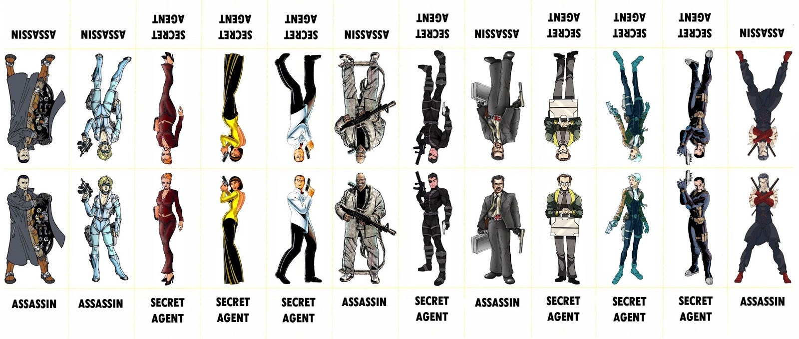 Chapter Unapproved: Paper Miniatures Spies