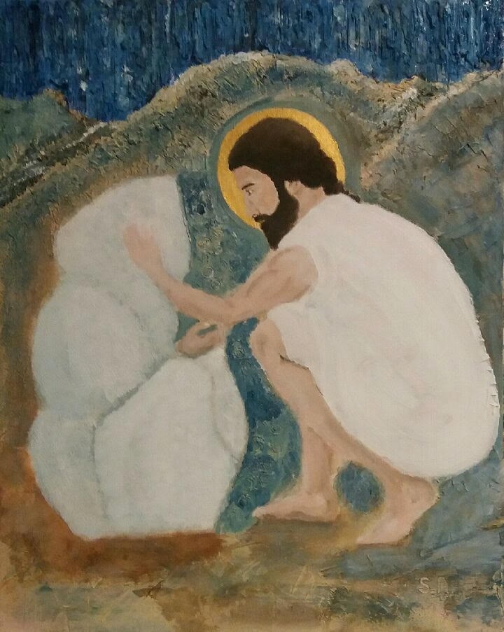 Christ Giving a White Robe of Righteousness