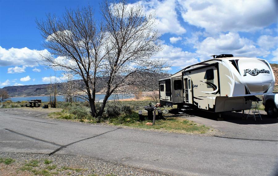 High Tide And Green Grass Rabbit Valley, Colorado Dinosaur Fossils In The Wild Elk Creek