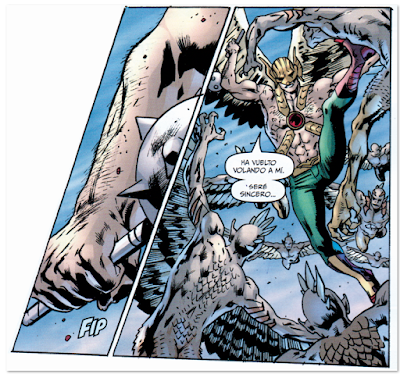 Hawkman Despertar de Venditti y Hitch, edita ECC comic superhéroes