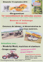 Rassemblement et Bourse d'échanges Les Vieilles Mécaniques Brionnaises à Brion (36110 Indre)