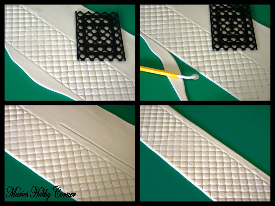 Cakes and Sweets How to use Quilting embosser on a cake