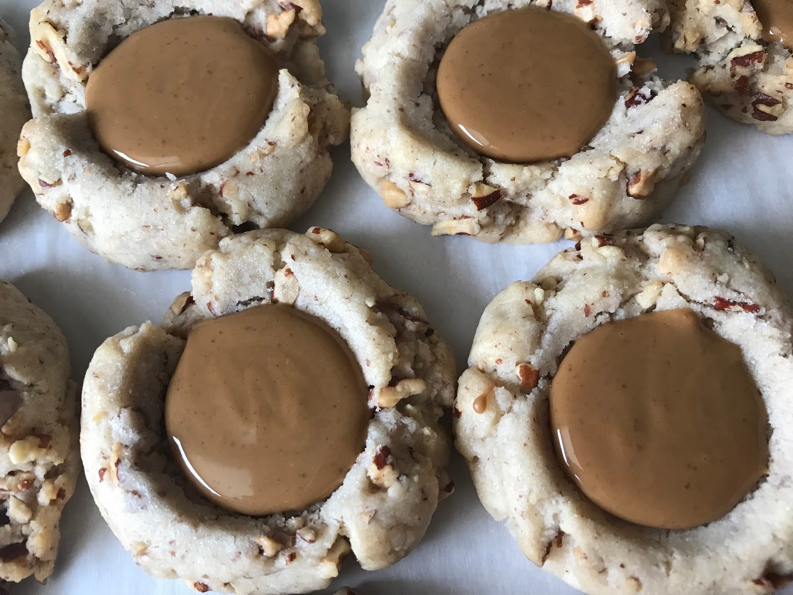 The Pastry Chef's Baking Butter Pecan Thumbprint Cookies