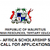 Government of Mauritius Undergraduate Scholarships for Africans 2018