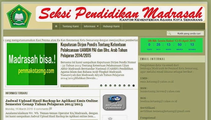 Muhammad Senang Penma Kota Semarang Luncurkan Laman Resmi.