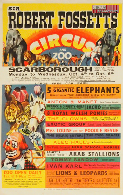 circus and zoo, 5 gigantic éléphants, 8 royal  welsh ponies, lions & leopards , zoo open daily
