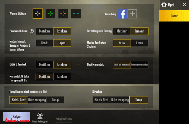 Settingan Aim PUBG Mobile Terbaik Settingan Aim PUBG Mobile Terbaik