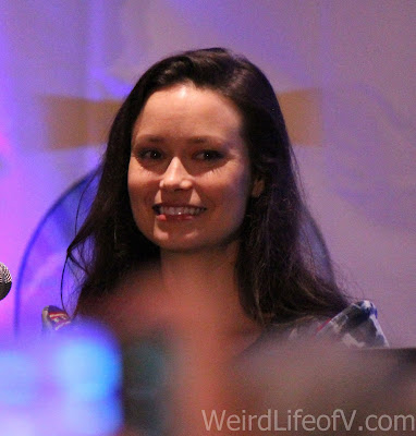 Long Beach Comic Con Summer Glau at the Firefly reunion panel at LBCC 2016