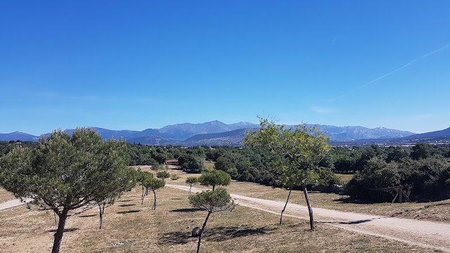 Vistas de la sierra de Madrid desde El Cerrillo Vistas de la sierra de Madrid desde El Cerrillo