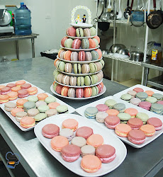 macaron cake labor