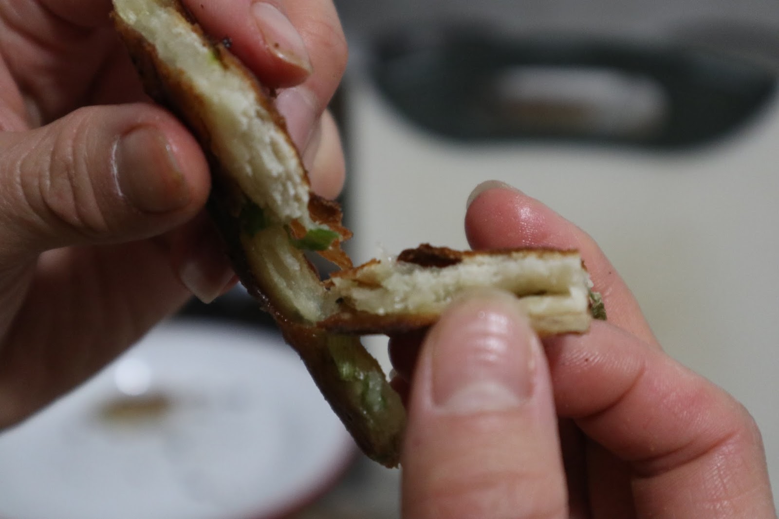 Fluffy Layered Green Onion Cakes (Scallion Pancakes, Green Onion pancakes)