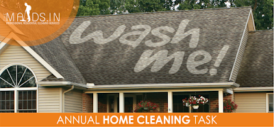 Few of the home cleaning tasks don’t need regular attention so working on them annually can be enough.