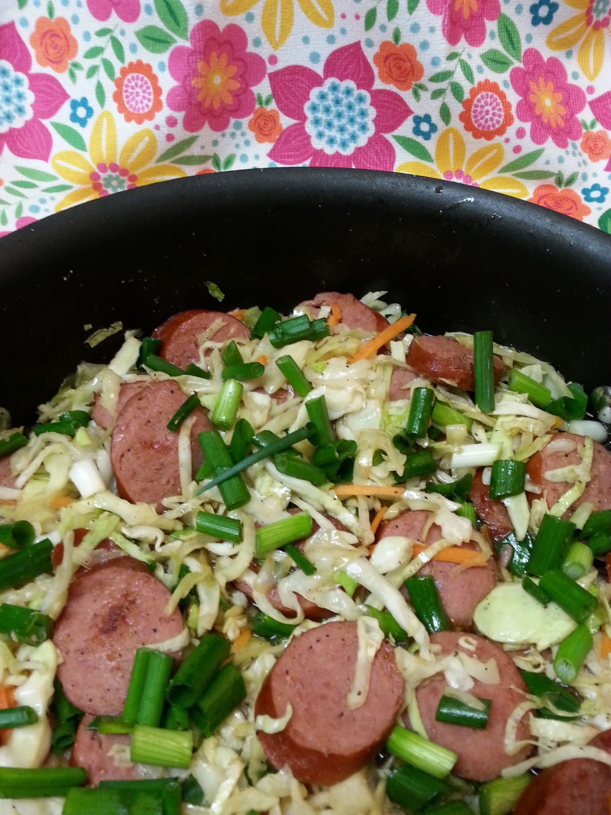 Christine's Pantry Skillet Sausage and Cabbage