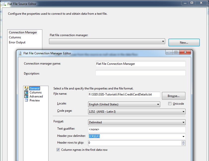 Import Flat File to SQL Server with SSIS IT Developer Zone