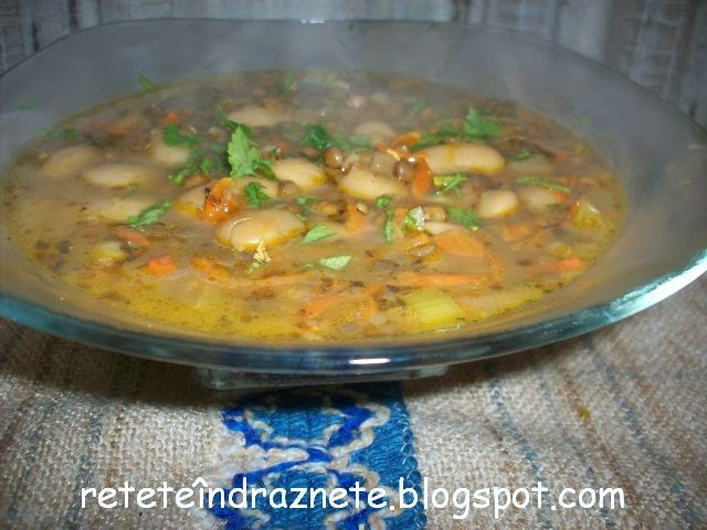 Supă groasă de legume (cu alac)