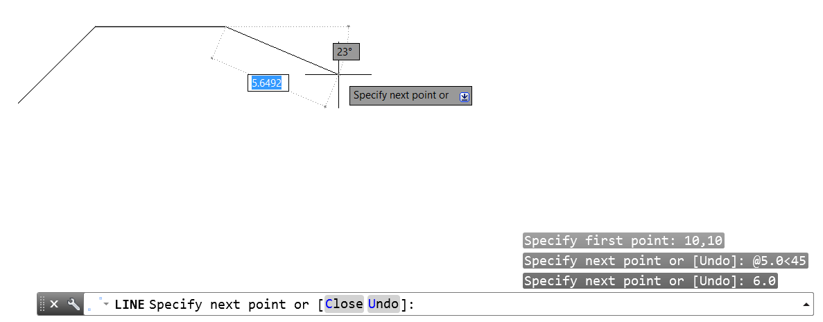 Drawing Lines With Angles In Autocad : Drawing lines with angles autocad tips