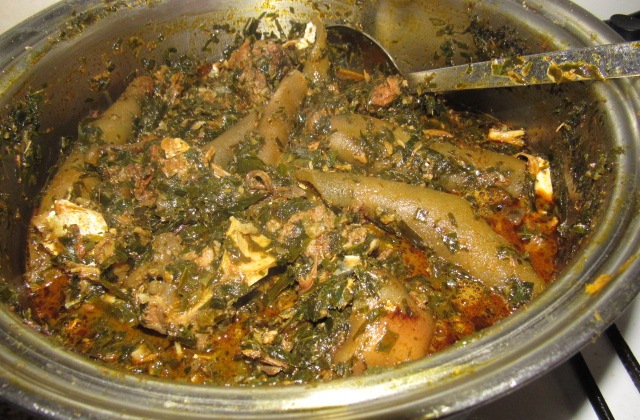 COW TAIL AFANG SOUP (CALABAR METHOD) afang soup efik style