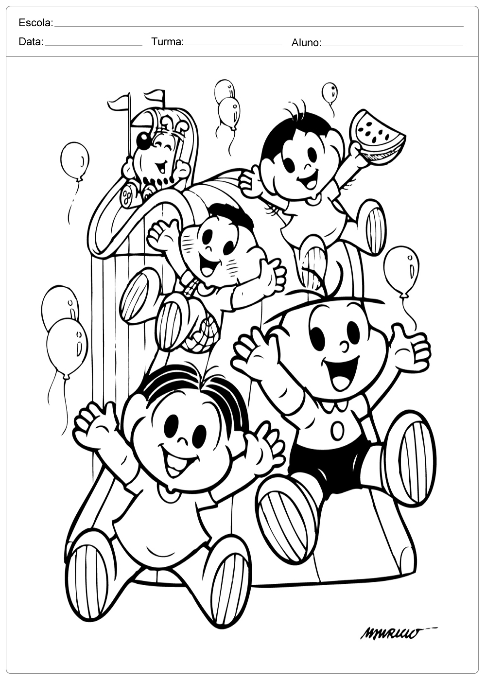 Desenhos Para Colorir Dia Das Crianças SÓ Escola