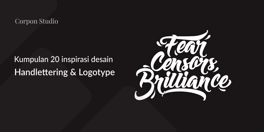 Inspirasi Desain Hand Lettering Dan Logotype Inspirasi Desain Hand Lettering Dan Logotype