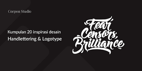 Kumpulan 20 Inspirasi Desain Hand Lettering & Logotype Terbaru
