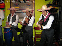 The Mariachi / Mexican band performing live at the event