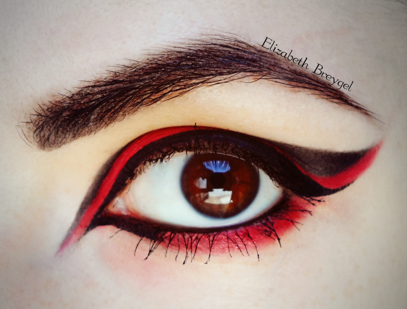 Black Red Gothic Makeup look - GRWM - Tutorial - Notoriously Morbid 