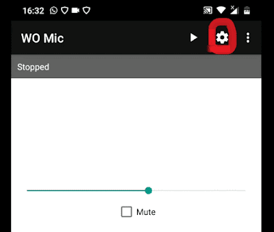 wo mic gear icon settings