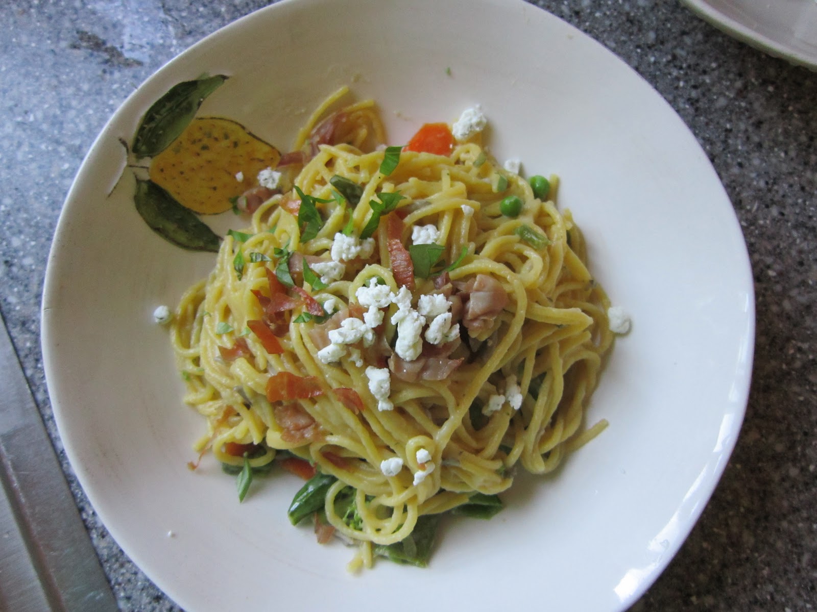 Fresh Basil Summer Sunday Dinner Pasta Primavera