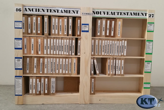 Réaliser une bibliothèque en bois pour chercher dans la Bible