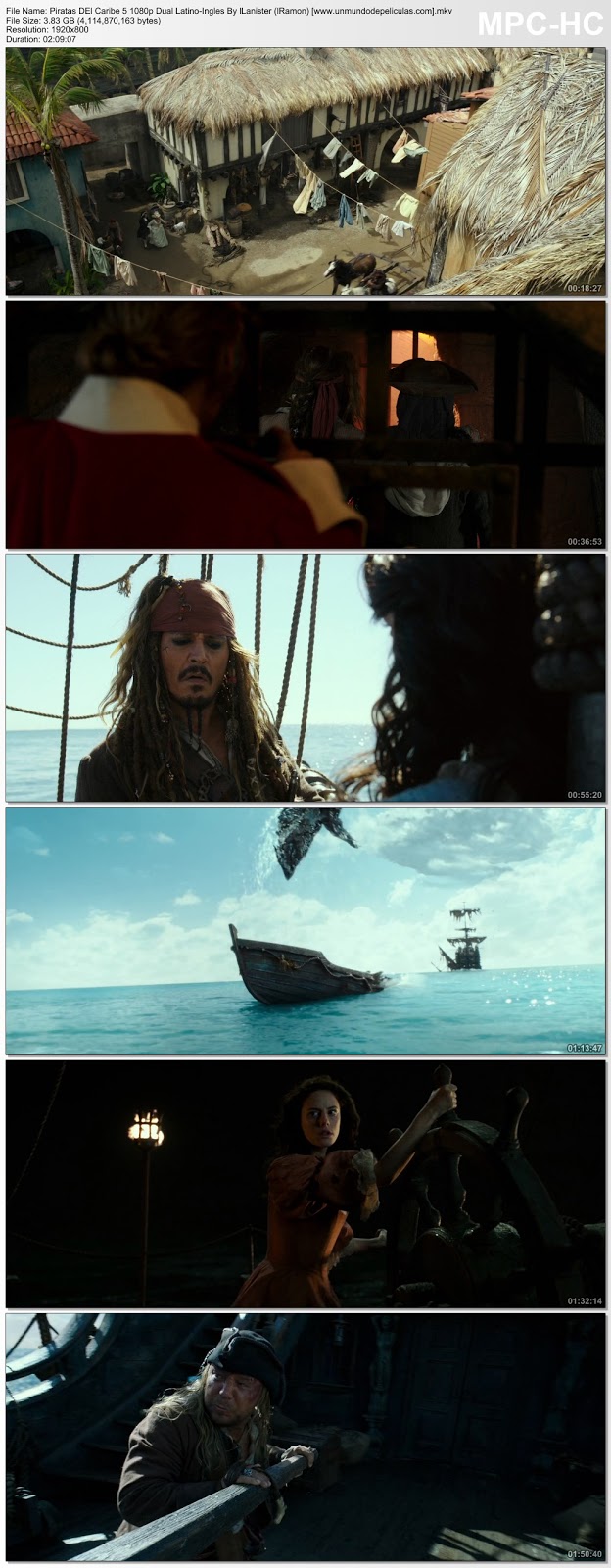 Capturas de la película.