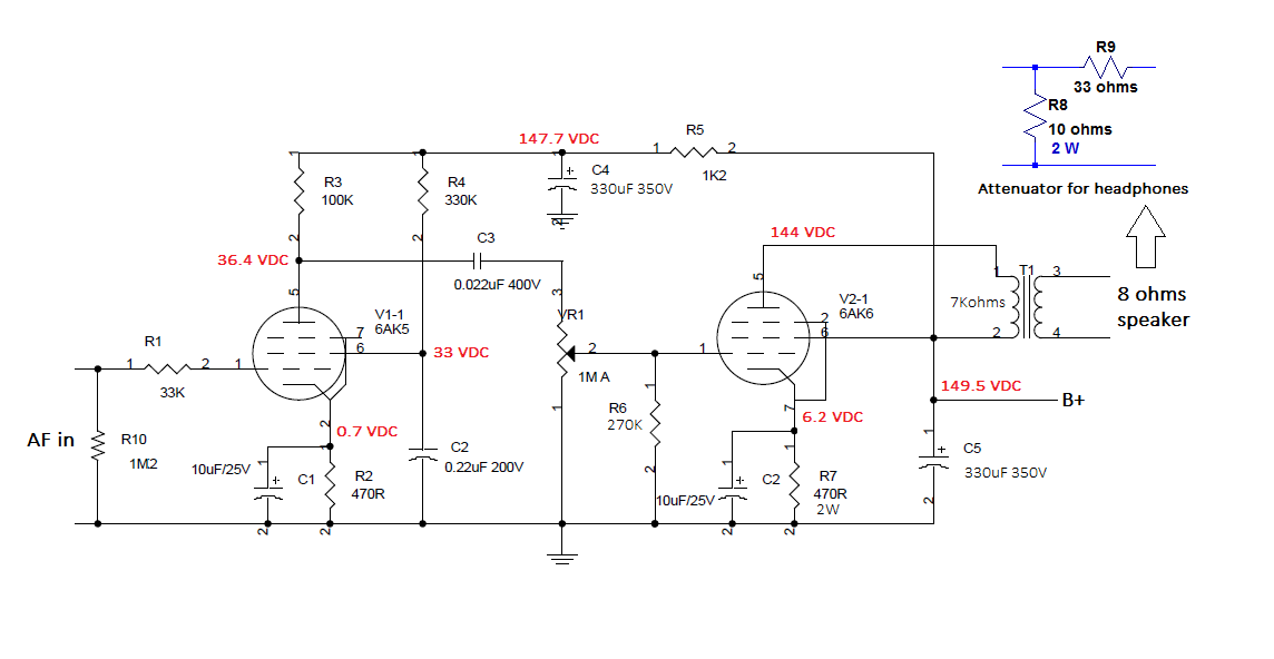 Radio Quaderno: My next regen receiver - The AF amplifier