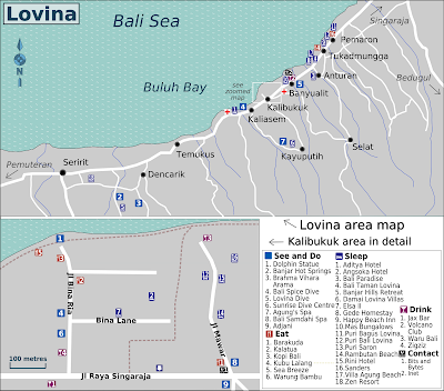 Lovina Map