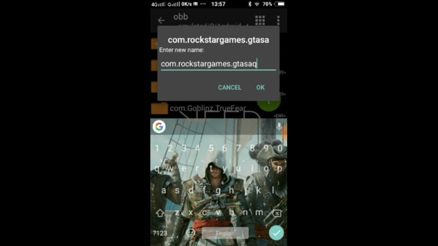 open cleo menu gta sa android