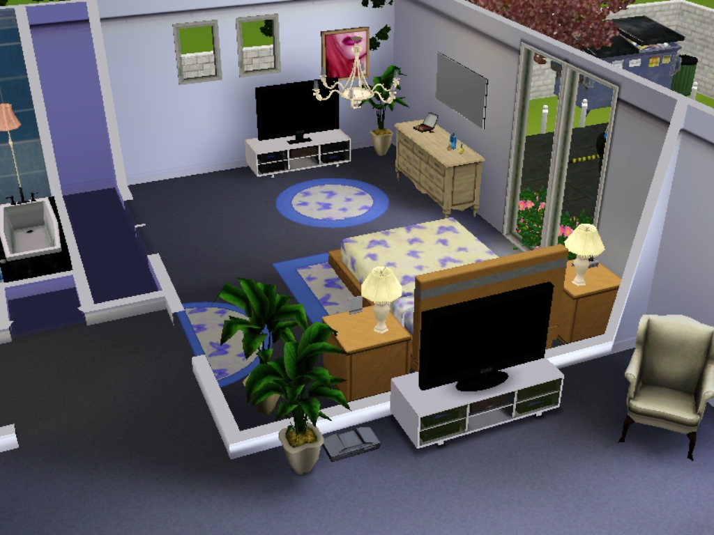 Desain Rumah Mewah The Sims Interior Minimalis
