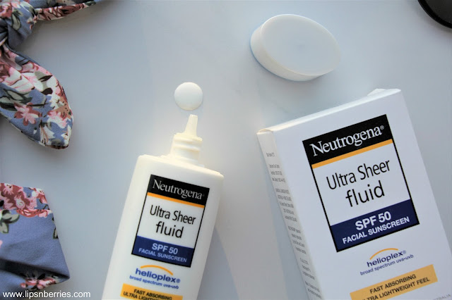 Neutrogena ultra sheer fluid sunscreen review