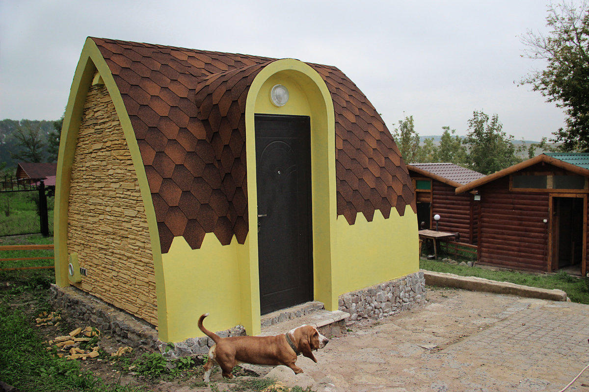 Купольный Дом Dome House in Ukraine: Возведение конструкций из ...