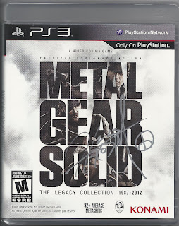 Signed Hideo Kojima